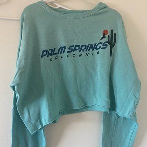 LA Hearts Palm Springs Cropped Sweatshirt